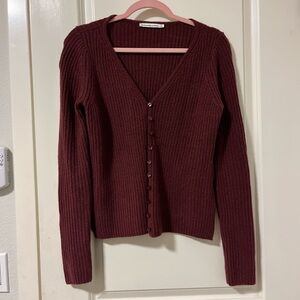 Abercrombie Ribbed Skimming Cardigan Size S